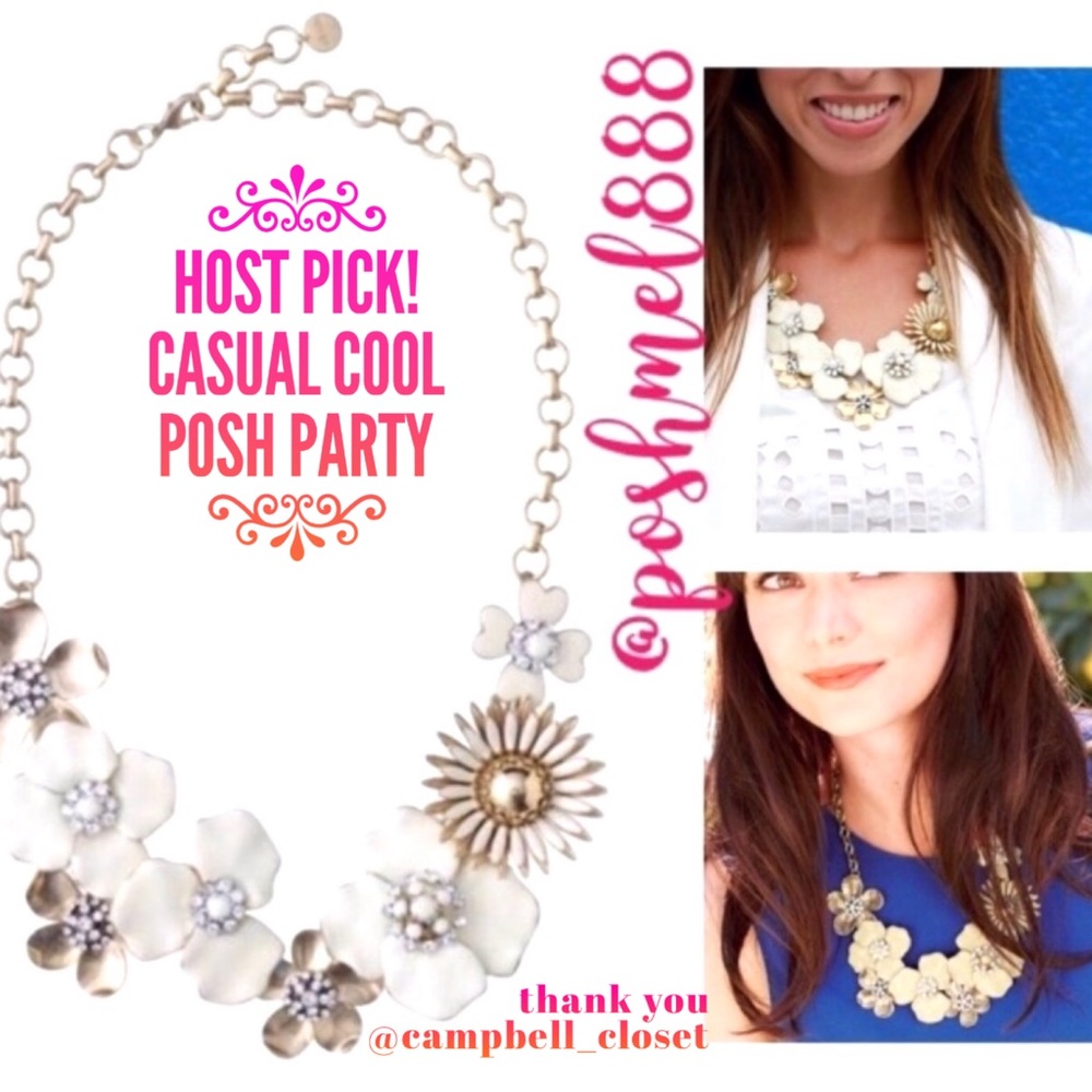 Stella & Dot | Exquisite UltraRare Hand-painted Bloom Statement Necklace